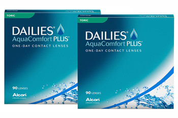 Dailies AquaComfort Plus Toric 2x90 Tageslinsen Sparpaket 3 Monate