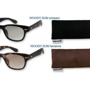 3 Stück Woody Lese-Sonnenbrillen im Wayfarer-Style