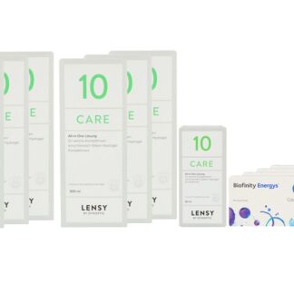 Biofinity Energys 4 x 6 Monatslinsen + Lensy Care 10 Jahres-Sparpaket