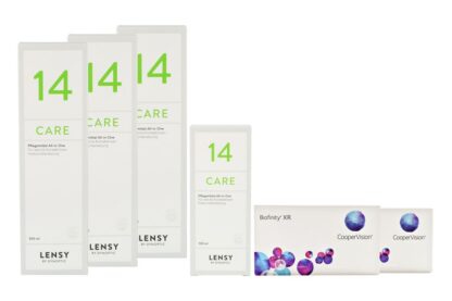 Biofinity XR 2 x 6 Monatslinsen + Lensy Care 14 Halbjahres-Sparpaket
