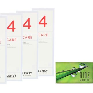 Bios Comfort Toric 2 x 6 Monatslinsen + Lensy Care 4 Halbjahres-Sparpaket