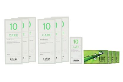 Bios Comfort Toric 4 x 6 Monatslinsen + Lensy Care 10 Jahres-Sparpaket