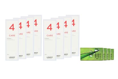 Bios Comfort Toric 4 x 6 Monatslinsen + Lensy Care 4 Jahres-Sparpaket