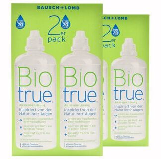 Biotrue Duo-Pack - 2 x Doppelpack All-in-One Lösung