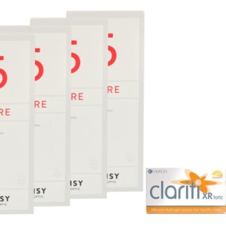 Clariti XR toric 2 x 6 Monatlinsen + Lensy Care 5 Halbjahres-Sparpaket