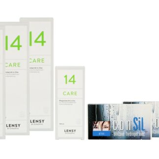 ConSiL Plus 2 x 6 Monatslinsen + Lensy Care 14 Halbjahres-Sparpaket