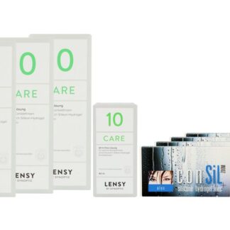 ConSiL Plus Zoom 4 x 3 Monatslinsen + Lensy Care 10 Halbjahres-Sparpaket