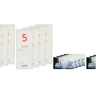 ConSiL Plus Zoom 8 x 3 Monatslinsen + Lensy Care 5 Jahres-Sparpaket