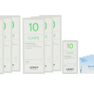 Contaview premium UV 4 x 6 Monatslinsen + Lensy Care 10 Jahres-Sparpaket