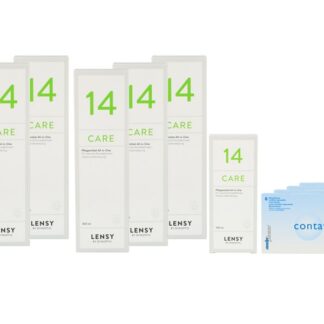Contaview premium UV 4 x 6 Monatslinsen + Lensy Care 14 Jahres-Sparpaket