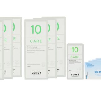 Contaview premium toric UV 4 x 6 Monatslinsen + Lensy Care 10 Jahres-Sparpaket