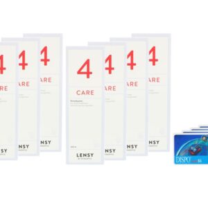 Dispo MultiSiL 4 x 6 Monatslinsen + Lensy Care 4 Jahres-Sparpaket