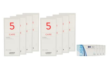 Extreme H2O 54 4 x 6 Monatslinsen + Lensy Care 5 Jahres-Sparpaket