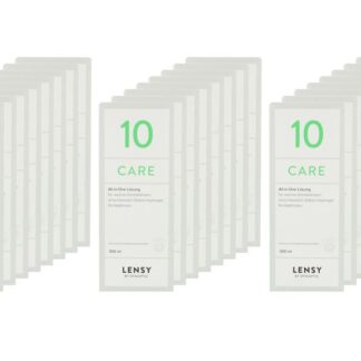 Lensy Care 10 24 x 300 ml Familien-Super-Sparpaket All-in-One Lösung
