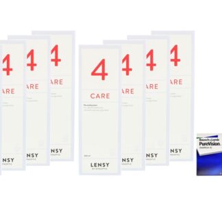 Pure Vision 4 x 6 Monatslinsen + Lensy Care 4 Jahres-Sparpaket