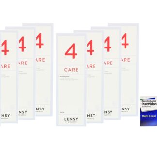 Pure Vision Multifocal 4 x 6 Monatslinsen + Lensy Care 4 Jahres-Sparpaket