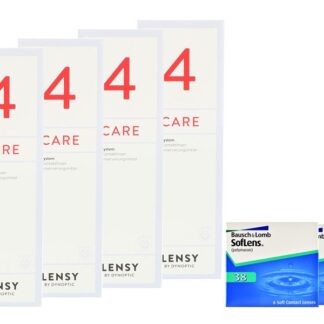 SofLens 38 2 x 6 Monatslinsen + Lensy Care 4 Halbjahres-Sparpaket