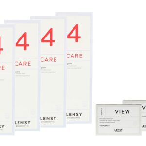 Lensy Monthly View Multifocal 2 x 6 Monatslinsen + Lensy Care 4 Halbjahres-Sparpaket