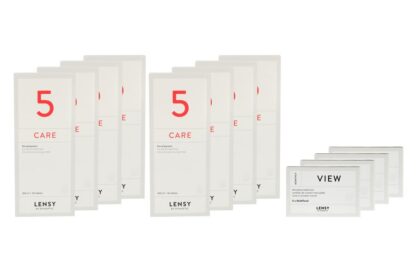 Lensy Monthly View Multifocal 4 x 6 Monatslinsen + Lensy Care 5 Jahres-Sparpaket