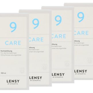 Lensy Care 9 4 x 100 ml Kochsalzlösung