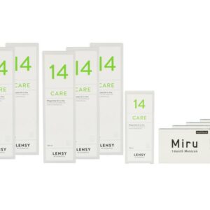 Miru 1 Month Multifocal 4 x 6 Monatslinsen + Lensy Care 14 Jahres-Sparpaket
